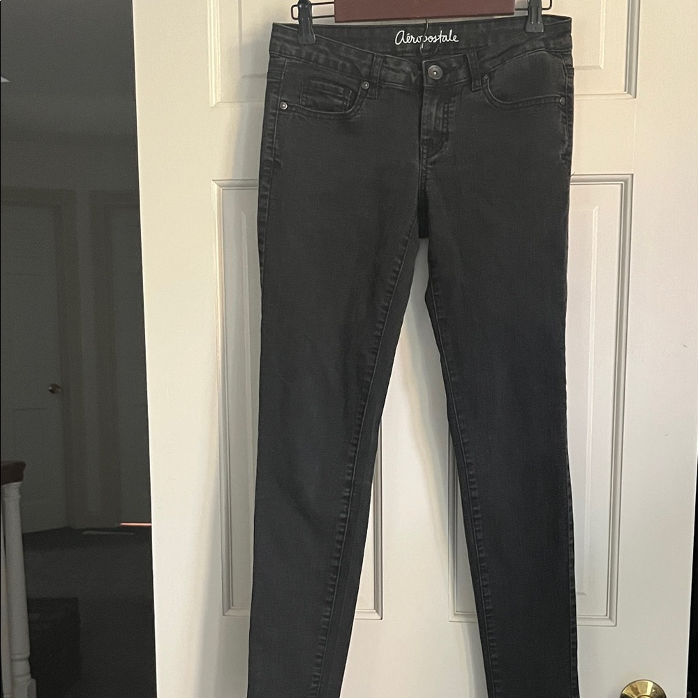 Aeropostale Women's Black Skinny Jeans